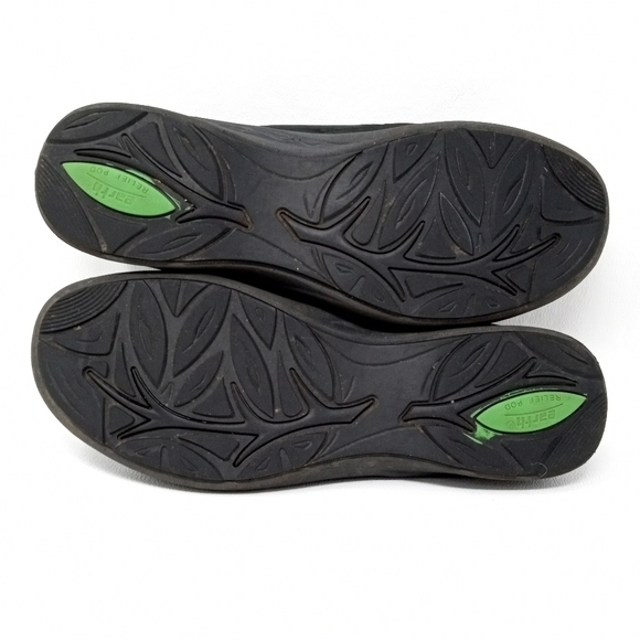 EARTH Serval Wide Womens 9.5D Black Perforated Nubuck Sport Sneaker Vented Shoe - Picture 9 of 12